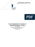 Next Administrativo Manual de Soporte Tecnico