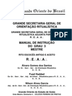 Manual de Instrução Do 3º Grau Mestre - REAA