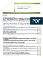 Plan de Pago de Impuestos