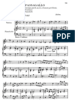 Vitali - Passagallo For Violin and Continuo