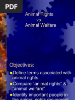 Animal Rights vs. Animal Welfare