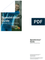 Speedminton Guide: Equipment, Techniques, Training