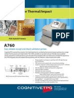 Cognitive TPG A760 Two-Color Thermal/Impact Hybrid Printer Brochure
