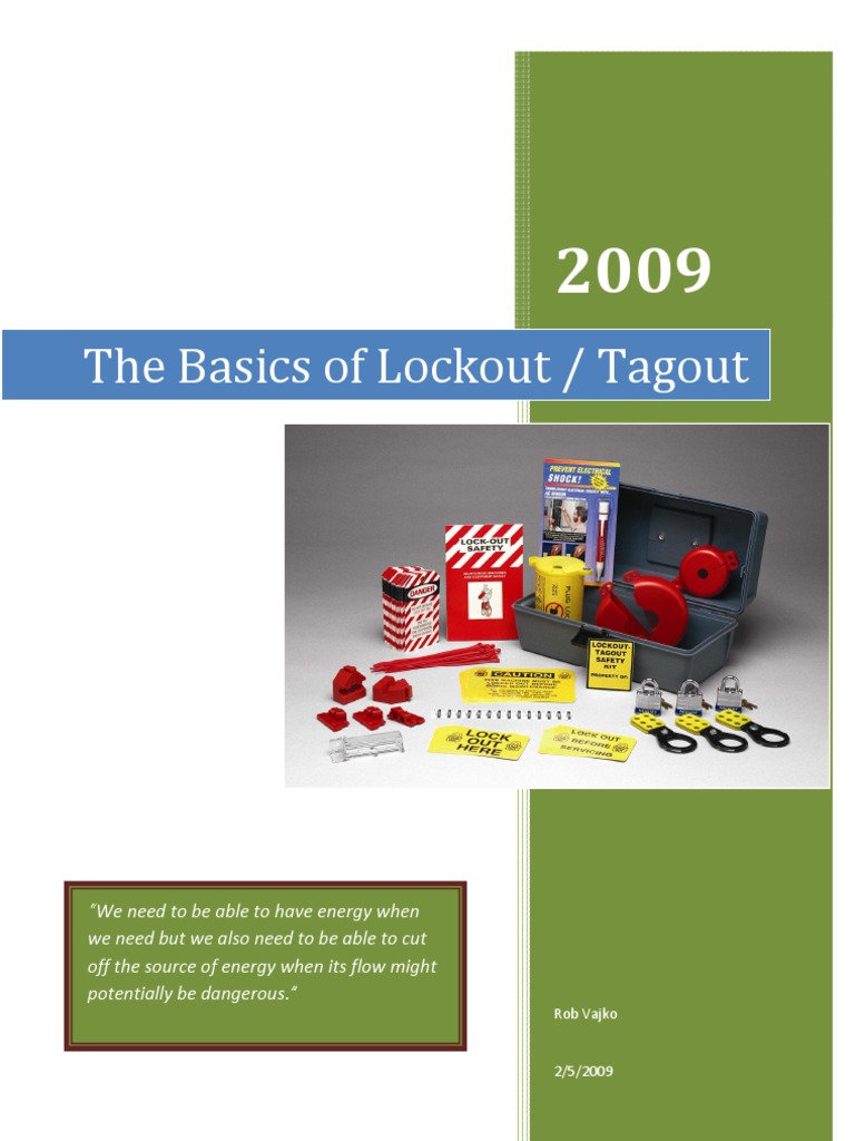 The Basics of Lockout Tagout PDF | PDF | Mechanical Engineering ...