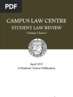 Download Campus Law Centre Student Law Review Vol I Issue I by CLCSLR SN152502651 doc pdf
