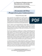 Programa Jornada La Economia Del Don