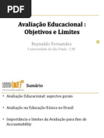 Sistemas de avaliação - objetivos e limites (Reynaldo Fernandes)