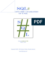 SQL Sharp Manual - Expanding The Capabilities of T-SQL PDF