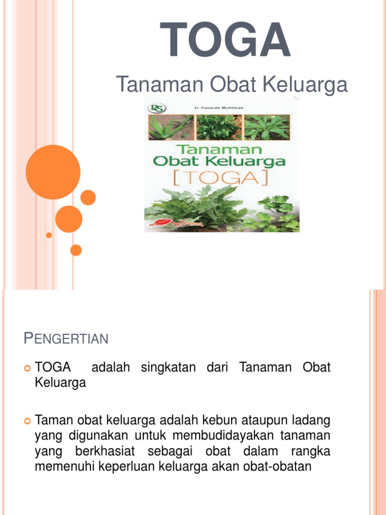 Tanaman Obat Keluarga Toga Pdf