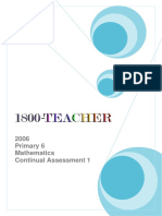 Singapore Math P6 Assessment Book