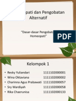 Kel1-Prinsip Dasar Homeopati Dan Pengobatan Alternatif