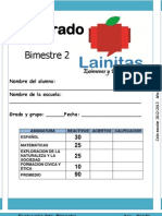 1er Grado - Bimestre 2 (2012-2013)