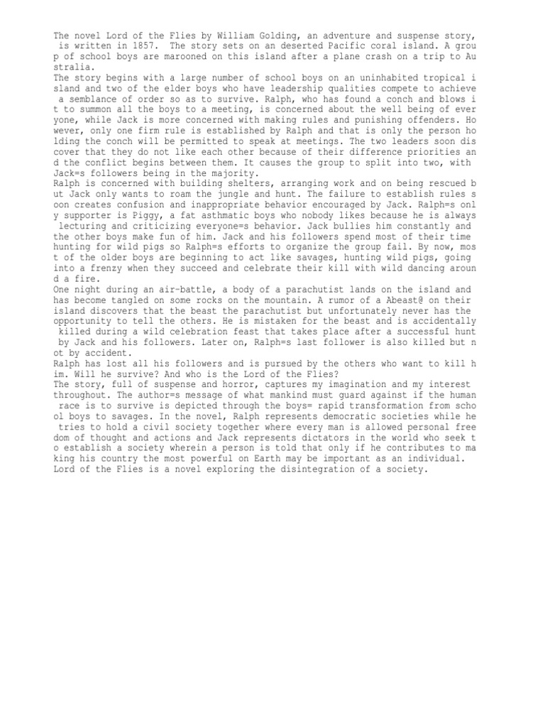 Lord of the flies jokes image