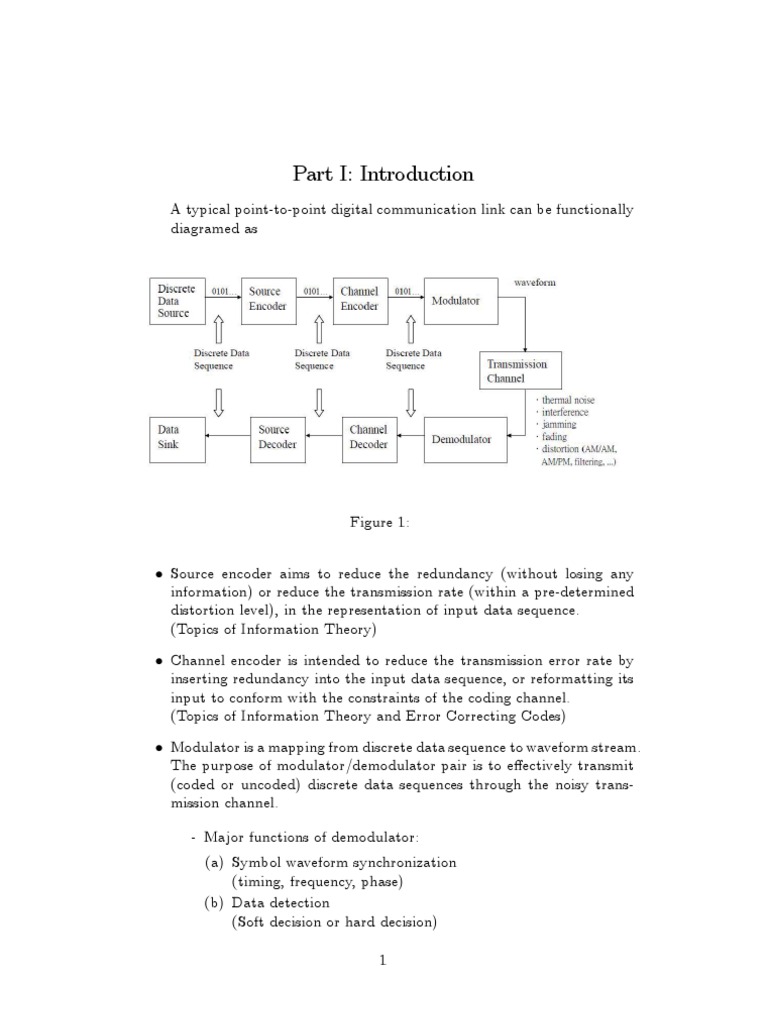 Part I: Introduction | PDF | Modulation | Data Transmission