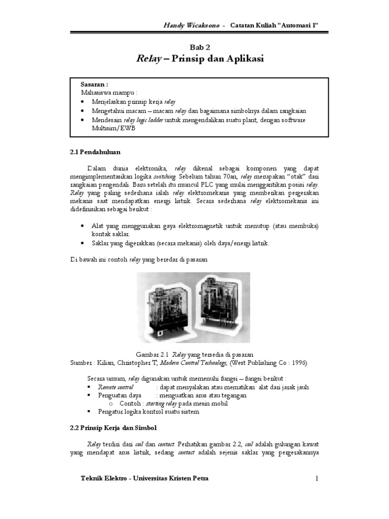 Modul Keseluruhan Automasi 1 1 Bab 2 | PDF