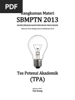 Download SMART SOLUTION Tes Potensi Akademik SBMPTN 2013 Kemampuan Verbal by M Bohari Rahman SN152583304 doc pdf