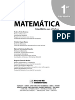 1 Medio - Matematica - McGraw - Profesor