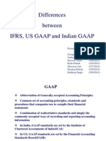 ppt on IFRS, US GAAP and Indian GAAP
