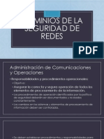 Dominios de La Seguridad de Redes