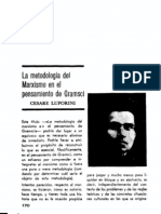 Cesare Luporini - La Metodologia Del Marxismo en El Pensamiento de Gramsci