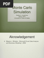 Download Monte Carlo Simulation by Nilton de Sousa SN152616778 doc pdf