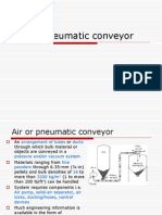 Air or Pneumatic Conveyor