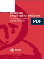 UN Inter Agency Statement On FGM