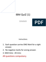 IBM QuiZ (1) Sdmimd