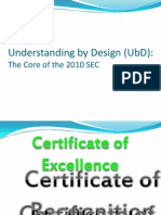Understanding by Design (Ubd) :: The Core of The 2010 Sec