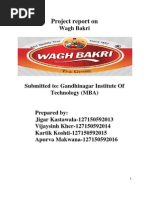 Report on Wagh Bakri