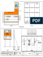 Sign Board Erection and Foundation Details