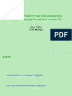 Module II: Relativity and Electrodynamics: Lecture 11: Lagrangian Formulation of Relativistic ED