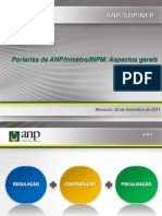 Portarias Da ANP Inmetro INPM Aspectos Gerais