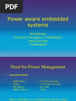 Power Aware Embedded Systems