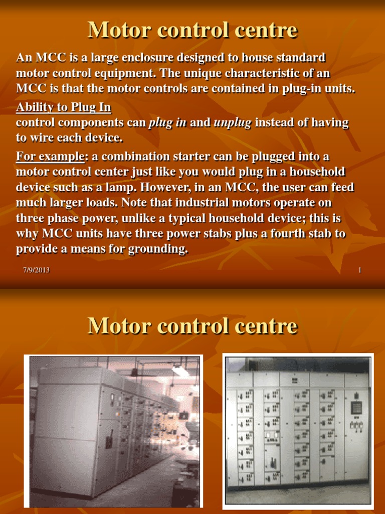 Motor Control Center | PDF