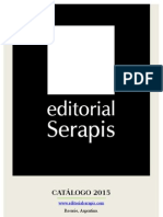 Editorial Serapis. Catálogo 2015