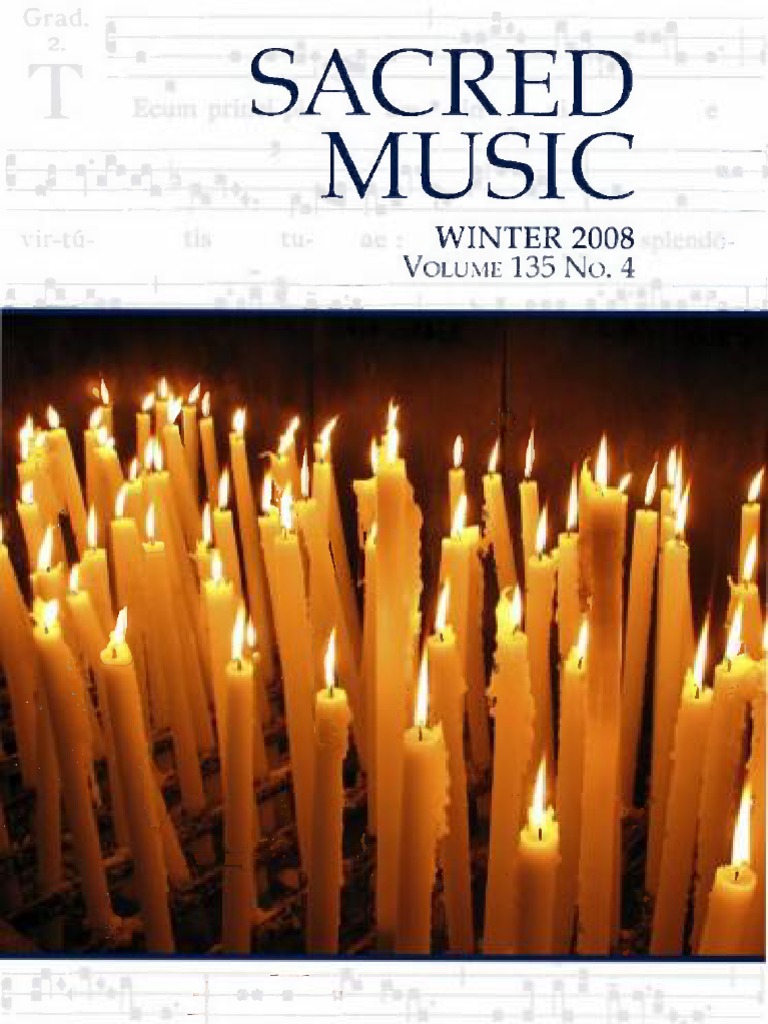 Sacred Music, CMAA, Winter 2008 Mass (Liturgy) Church Music