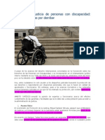 Acceso A La Justicia de Personas Con Discapacidad