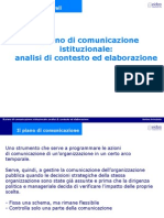 Il Piano Di Comunicazione Per La PA