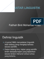 Pengantar Linguistik