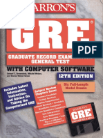 Barron s How to Prepare for the GRE 12th Edition