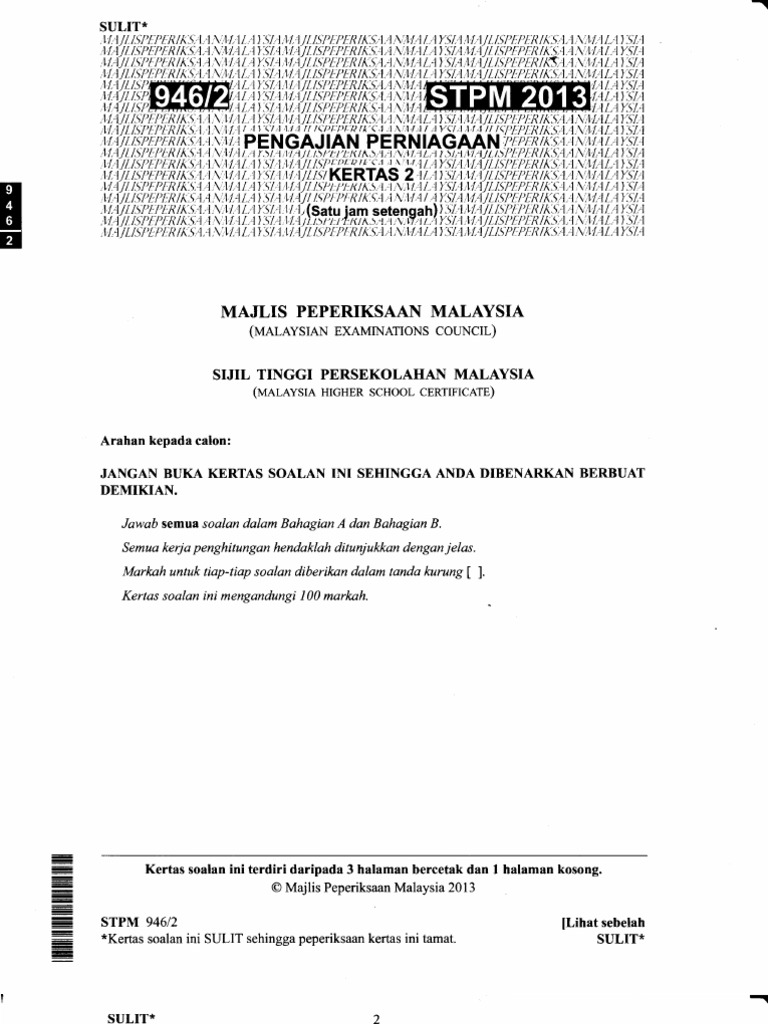 Soalan Geografi Stpm Penggal 3 2019 Echapora