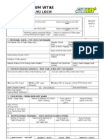 Form CV Subway