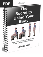 Download Secret to Using Your Body Excerpt by Leland Vall SN15272455 doc pdf