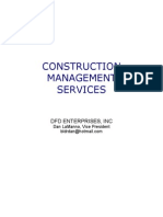 Const. Management Services