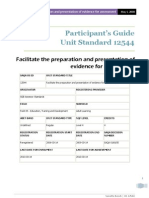 Preparing Evidence for Assessment