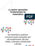 4 Operações Matemáticas