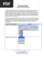 How to Create a Storyboard in Microsoft Office Word