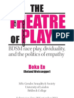 The Theatre of Play: BDSM Race Play, Dividuality, and The Politics of Empathy