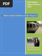 Download New York State Sen Diane Savino Staten Island Railway Report by Staten Island AdvanceSILivecom SN152749306 doc pdf